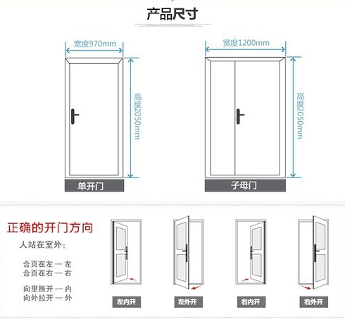 房子的大门尺寸一般是多大